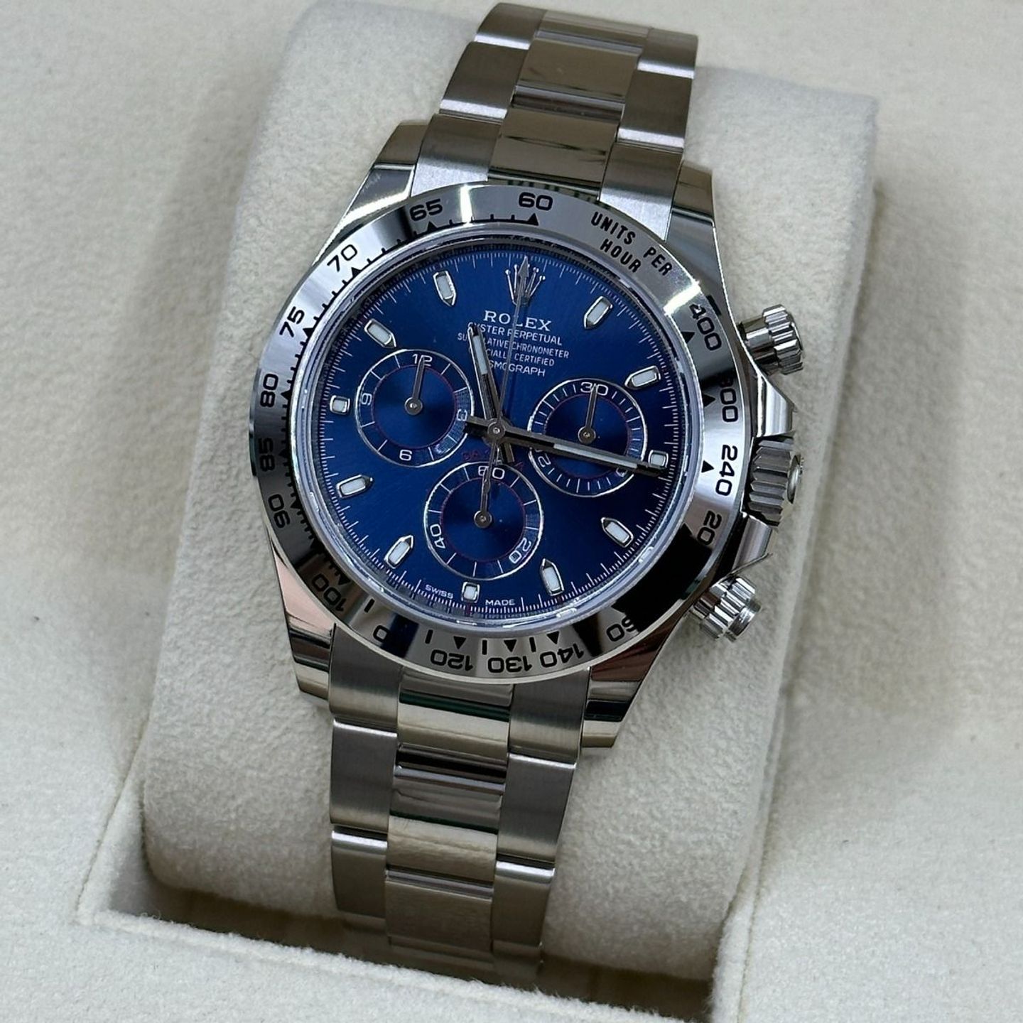 Rolex Daytona 116509 (Onbekend (willekeurig serienummer)) - Blauw wijzerplaat 40mm Witgoud (7/8)