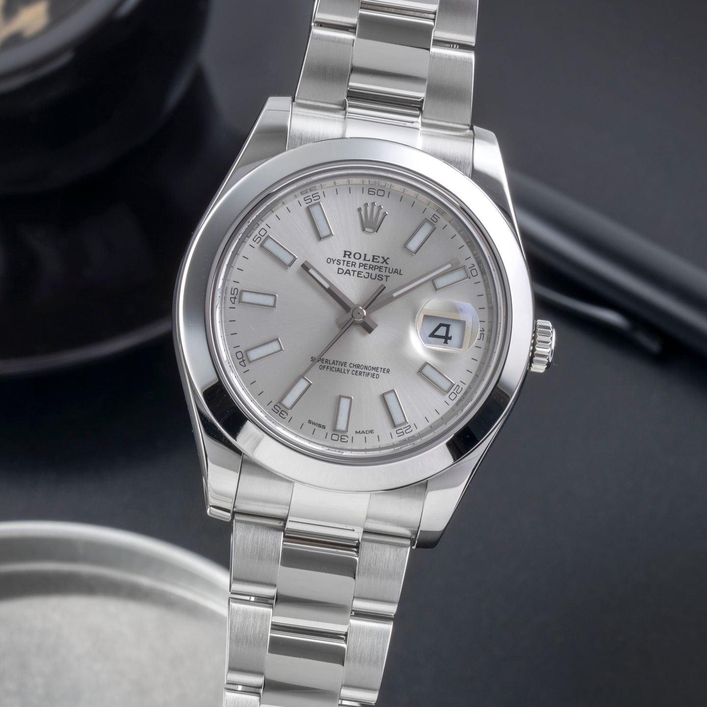 Rolex Datejust II 116300 (Onbekend (willekeurig serienummer)) - 41mm Staal (3/8)