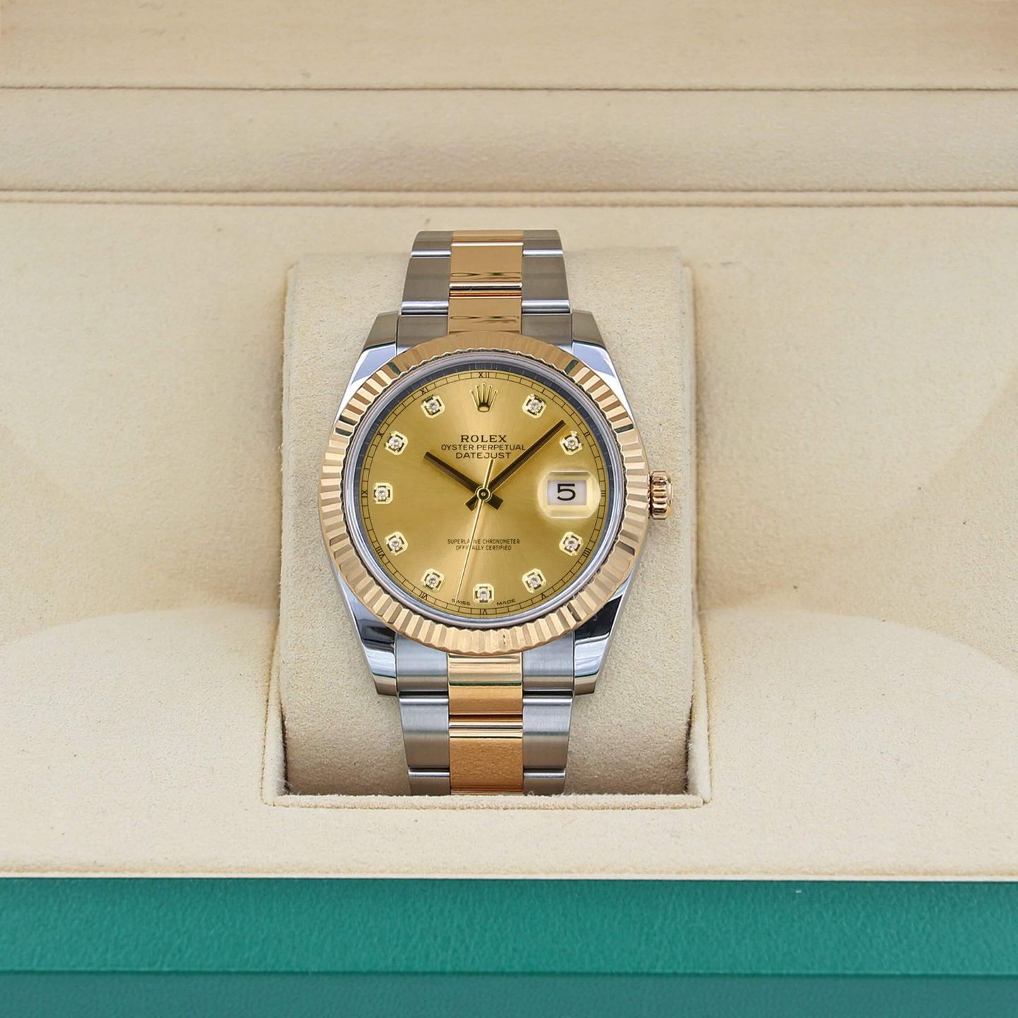 Rolex Datejust 41 126333 (Unknown (random serial)) - 41 mm Gold/Steel case (2/5)