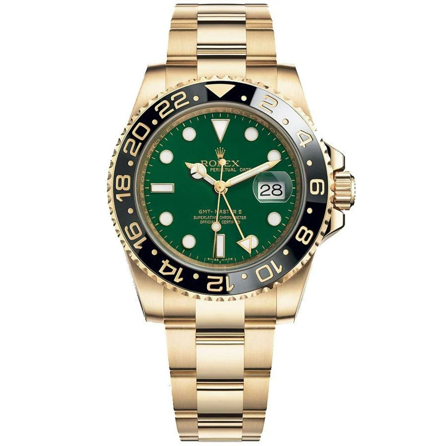 Rolex GMT-Master II 116718LN (2015) - 40mm Geelgoud (1/8)