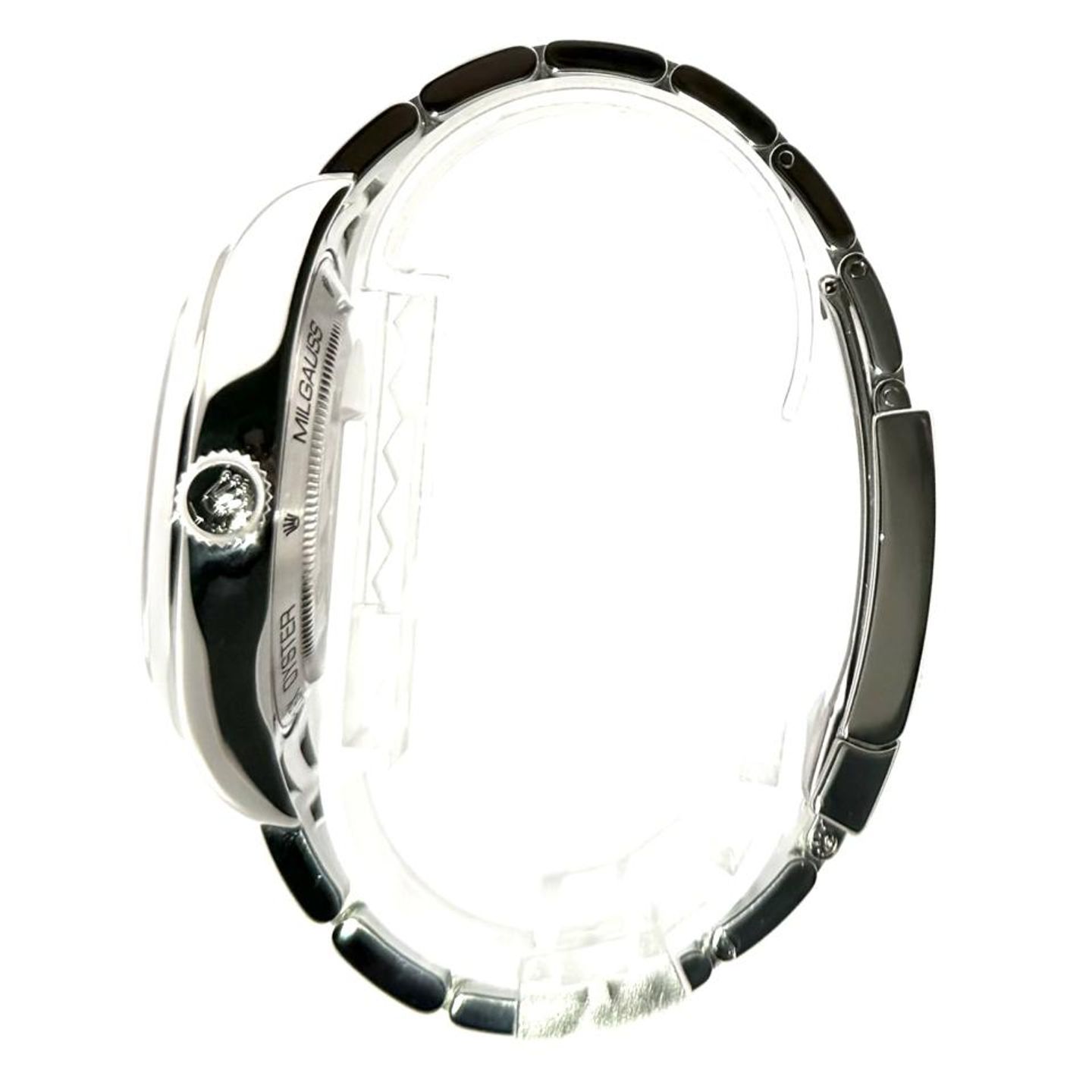 Rolex Milgauss 116400 (2010) - White dial 40 mm Steel case (5/8)
