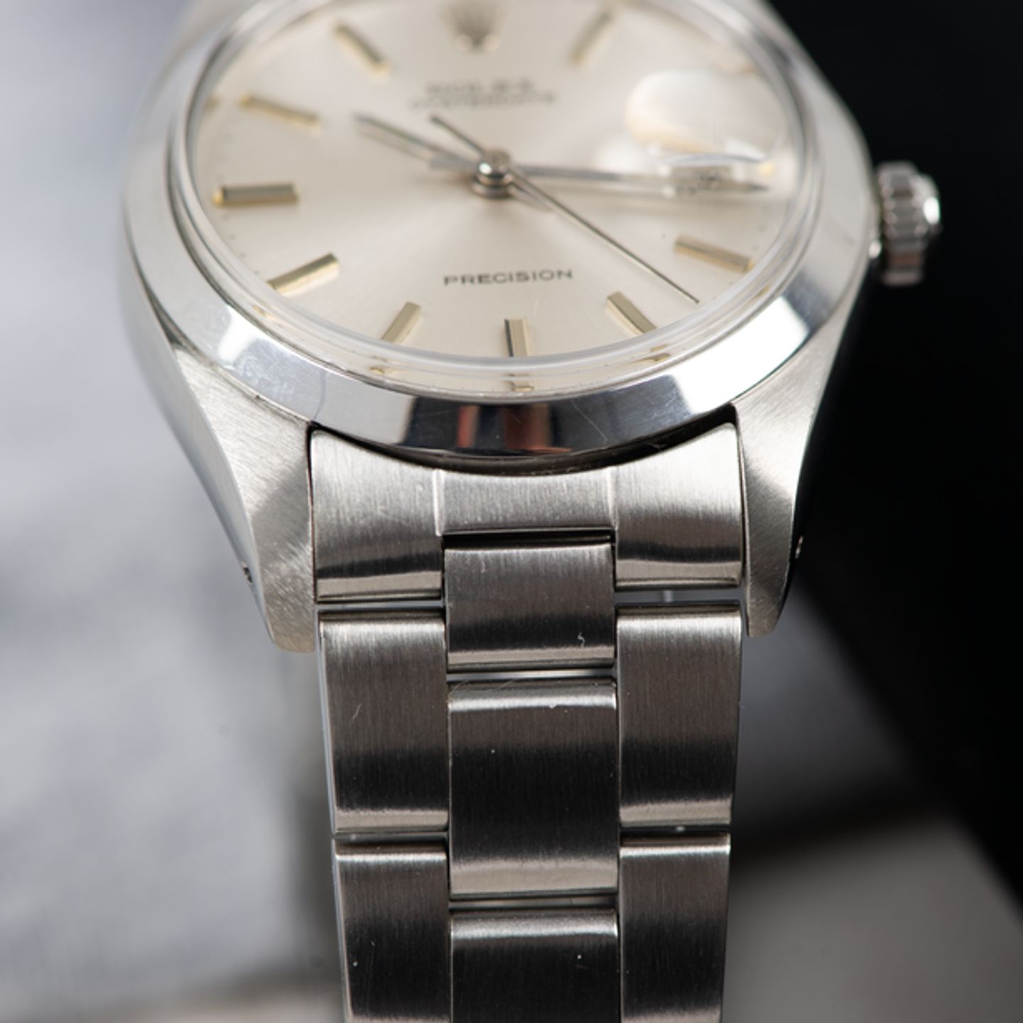 Rolex Oyster Precision 6694 (1978) - Zilver wijzerplaat 34mm Staal (5/8)