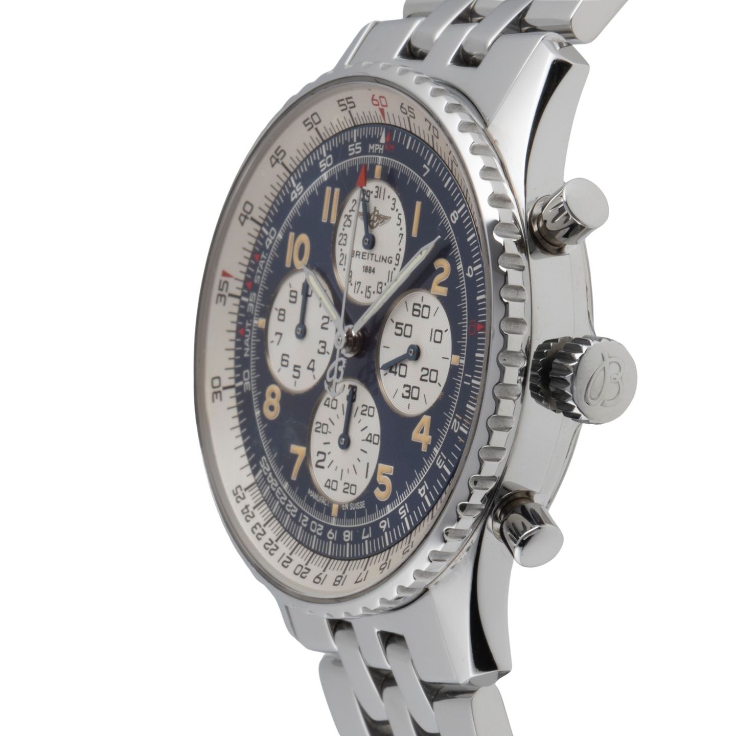 Breitling Navitimer A33030 (1995) - Black dial 38 mm Steel case (6/8)