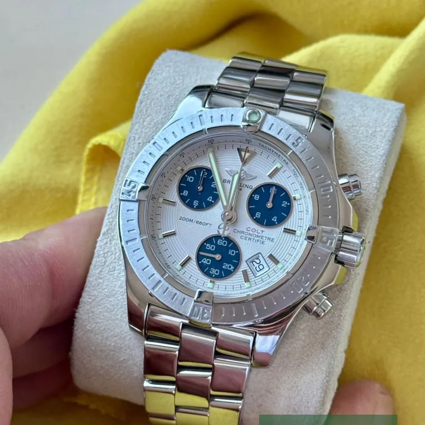 Breitling Colt Chronograph A73380 (2011) - 41mm Staal (8/8)