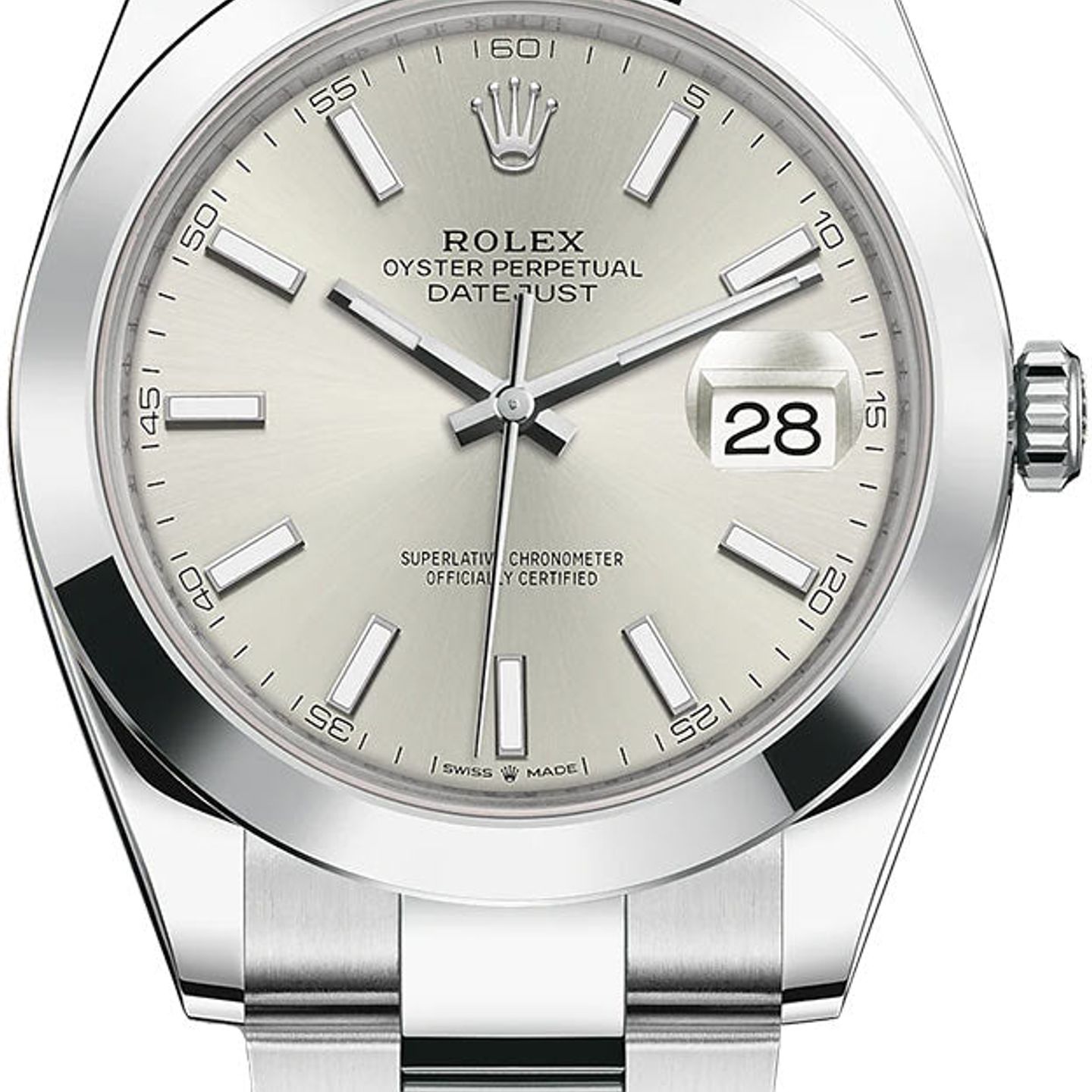 Rolex Datejust 41 126300 (2024) - Silver dial 41 mm Steel case (1/1)