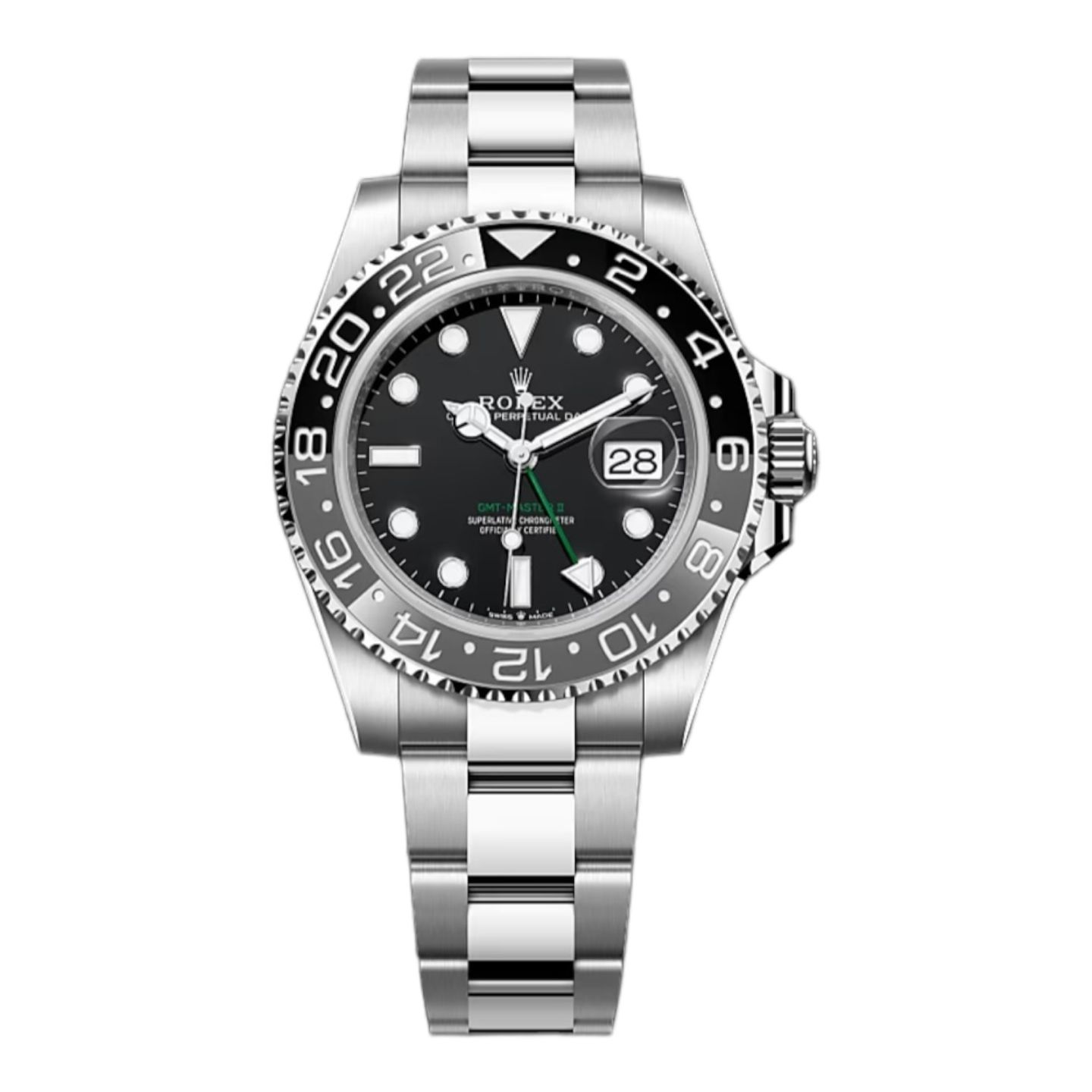 Rolex GMT-Master II 126710GRNR (2024) - Zwart wijzerplaat 40mm Staal (1/5)