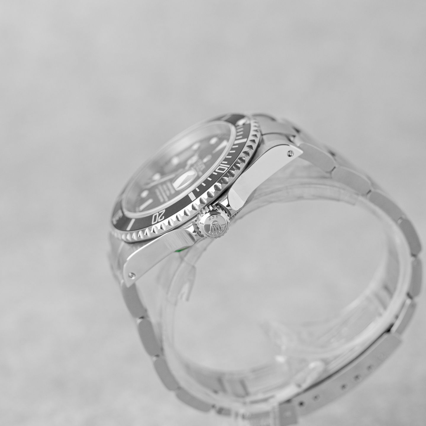 Rolex Submariner Date 16610 (2002) - Zwart wijzerplaat 40mm Staal (5/8)