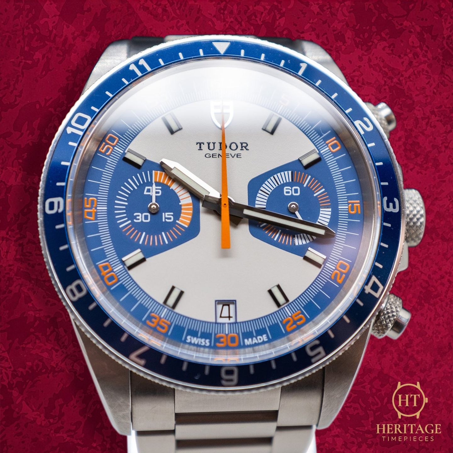 Tudor Heritage Chrono Blue 70330B - (1/8)