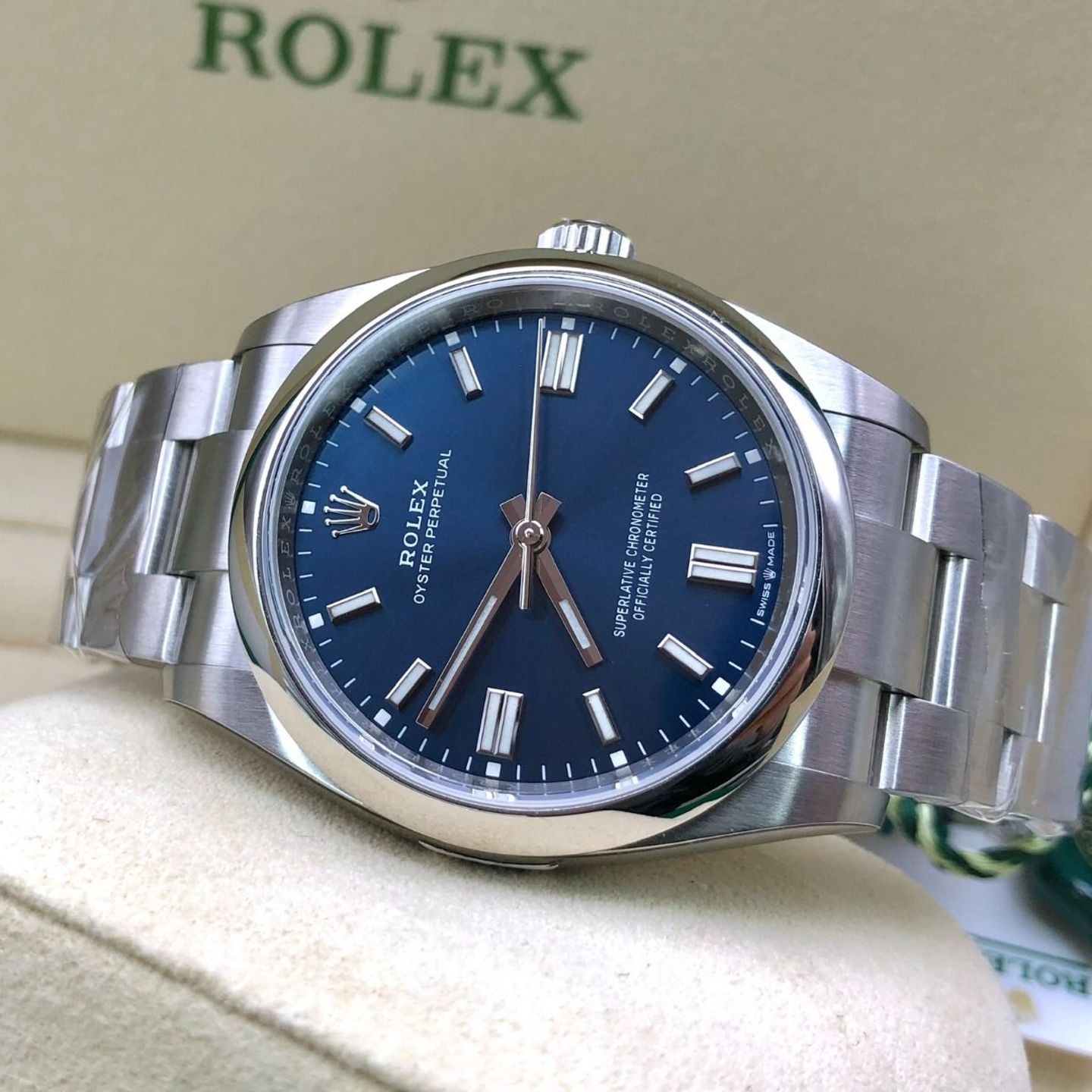 Rolex Oyster Perpetual 36 126000 (2023) - Blauw wijzerplaat 36mm Staal (4/8)