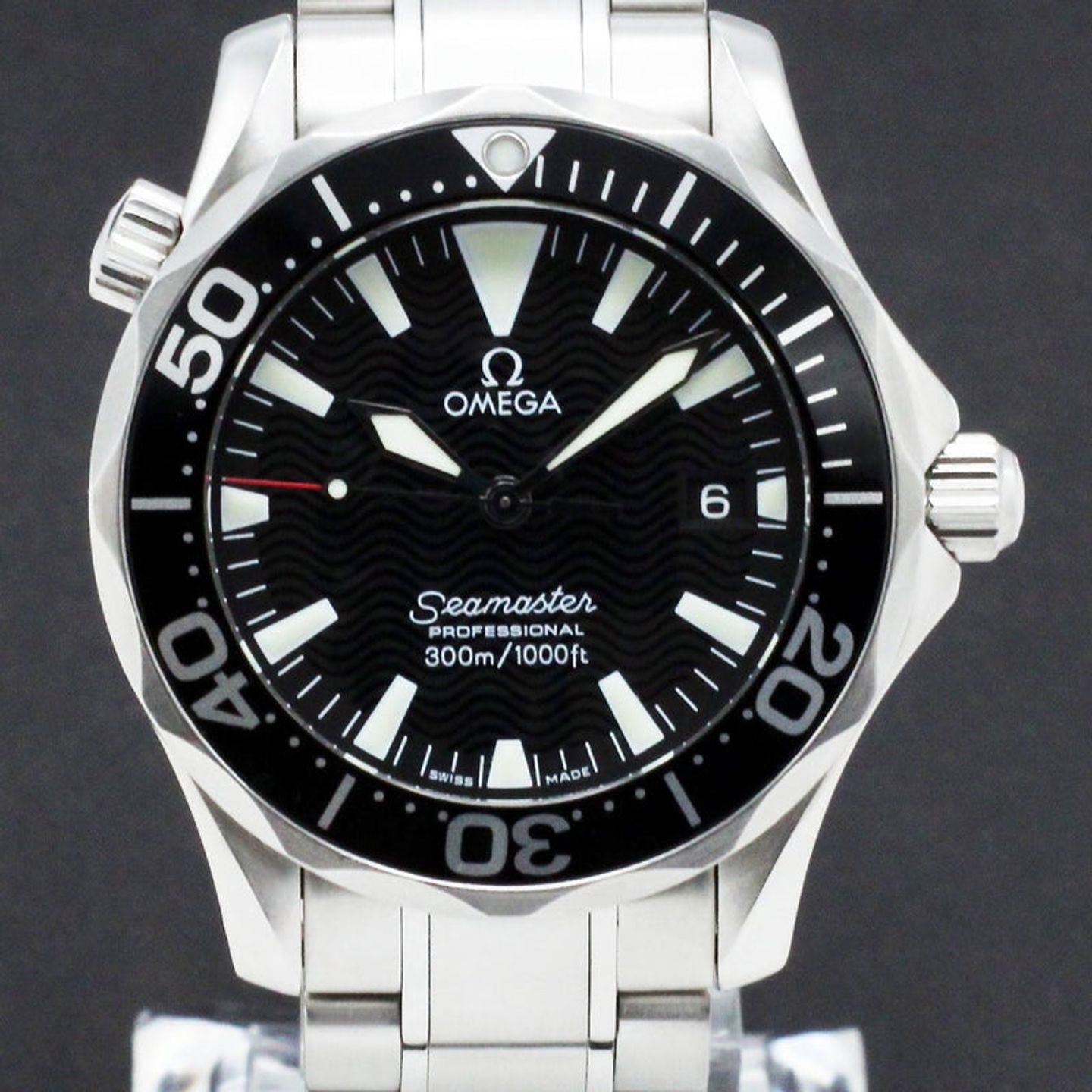 Omega Seamaster Diver 300 M 2262.50.00 (2010) - Zwart wijzerplaat 36mm Staal (1/7)