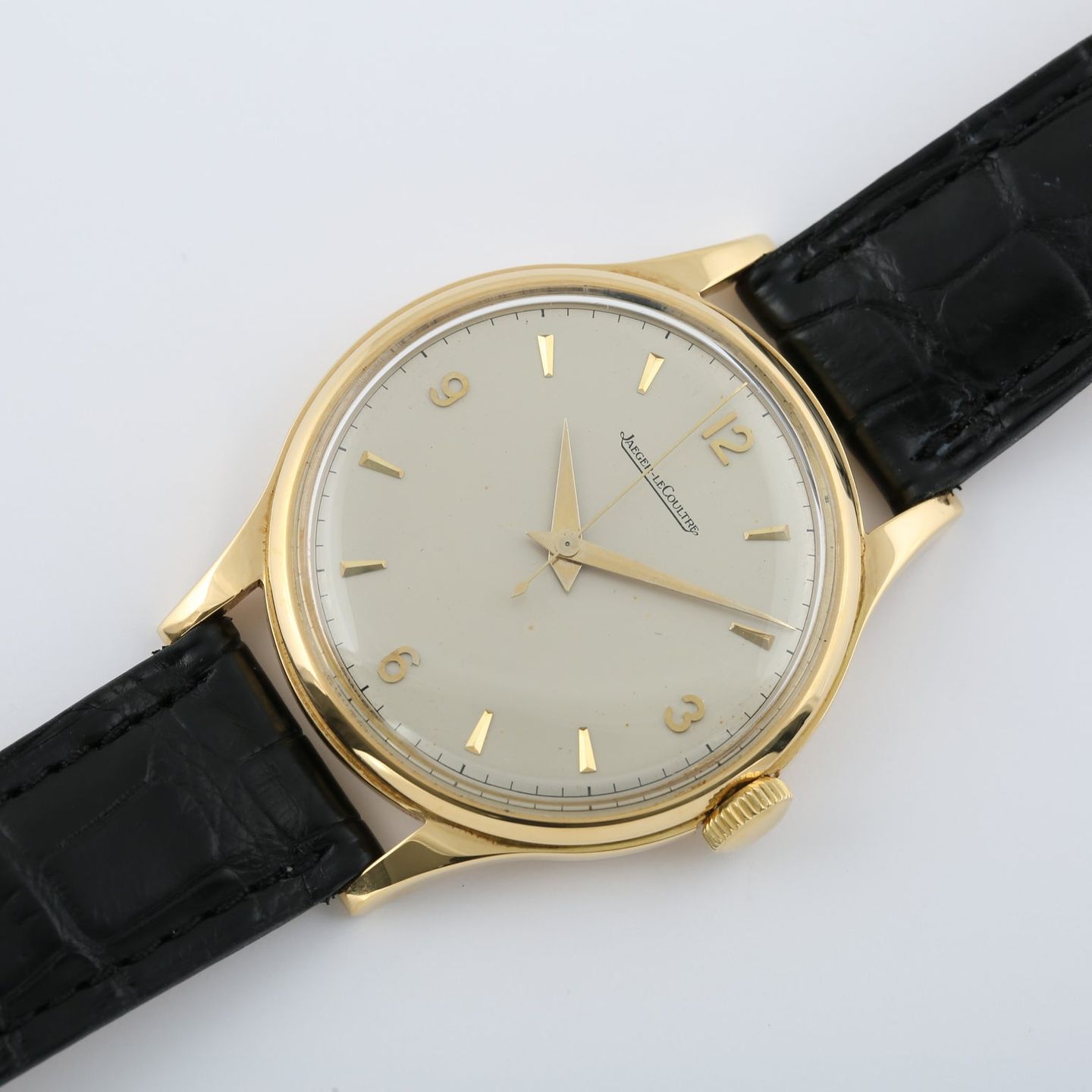 Jaeger-LeCoultre Vintage Unknown (1950) - White dial 37 mm Yellow Gold case (2/7)