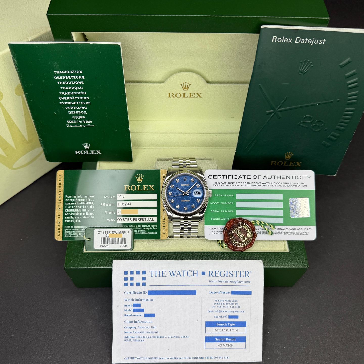 Rolex Datejust 36 116234 - (6/6)