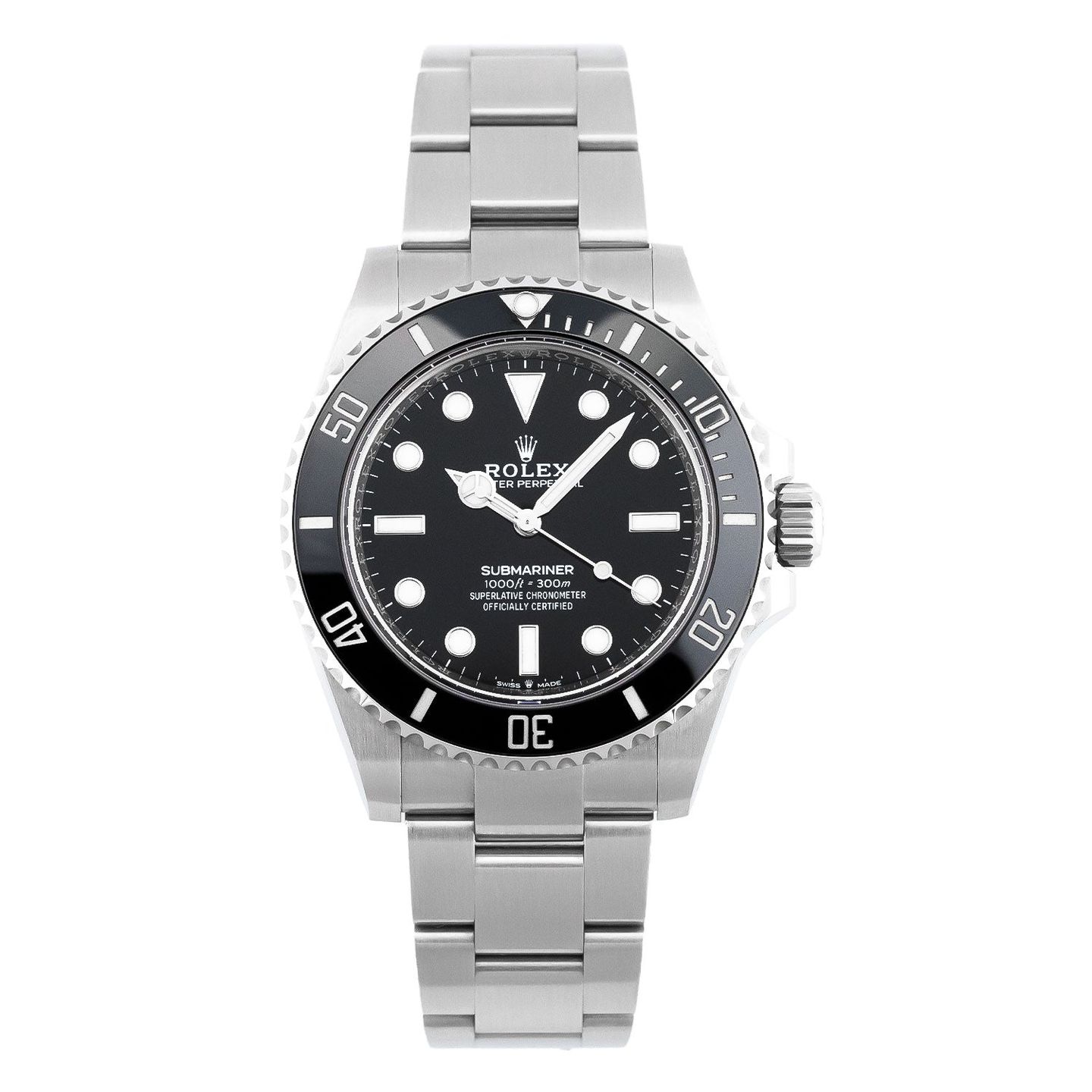 Rolex Submariner No Date 124060 (2022) - Zwart wijzerplaat 41mm Staal (1/5)