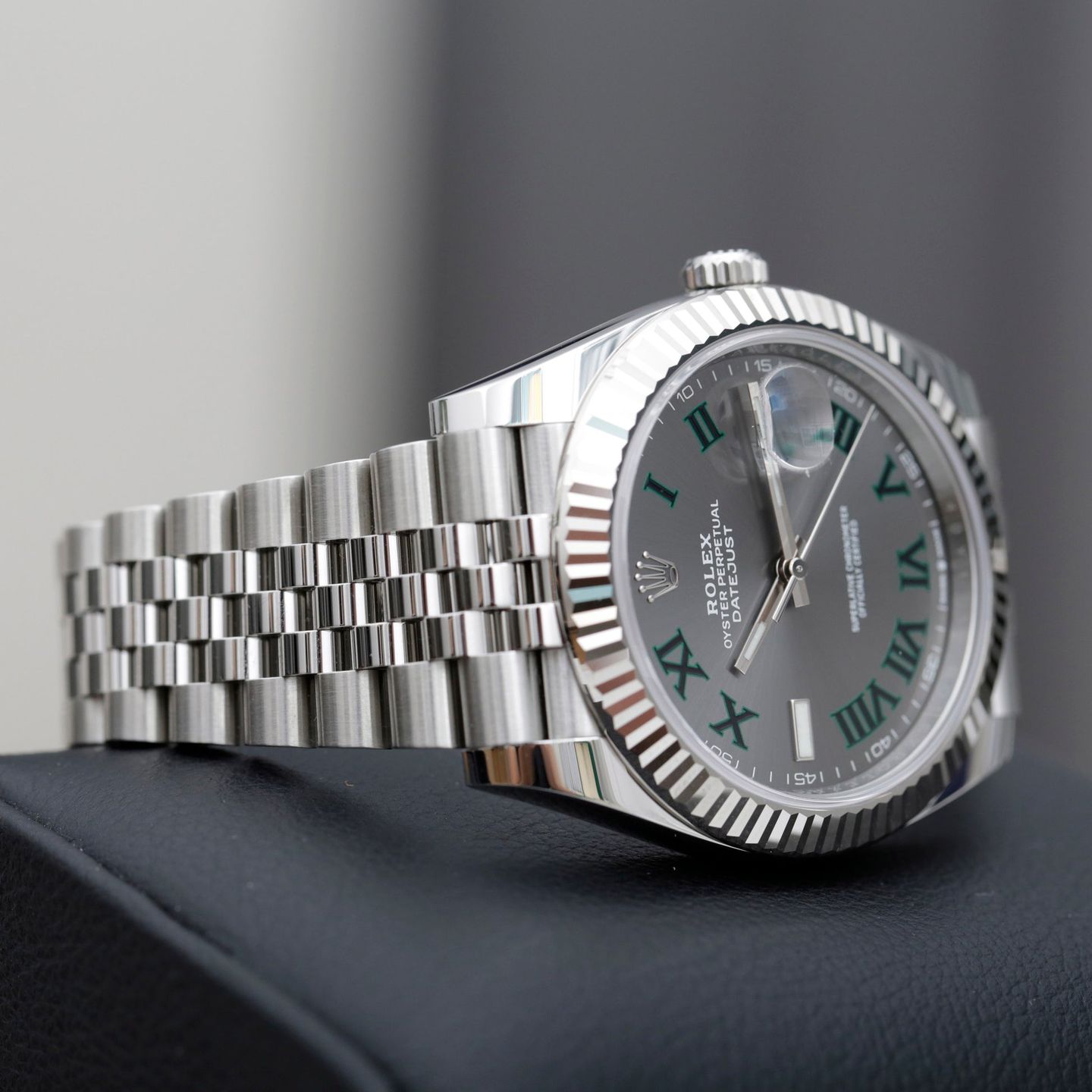 Rolex Datejust 41 126334 (2023) - Groen wijzerplaat 41mm Staal (3/7)