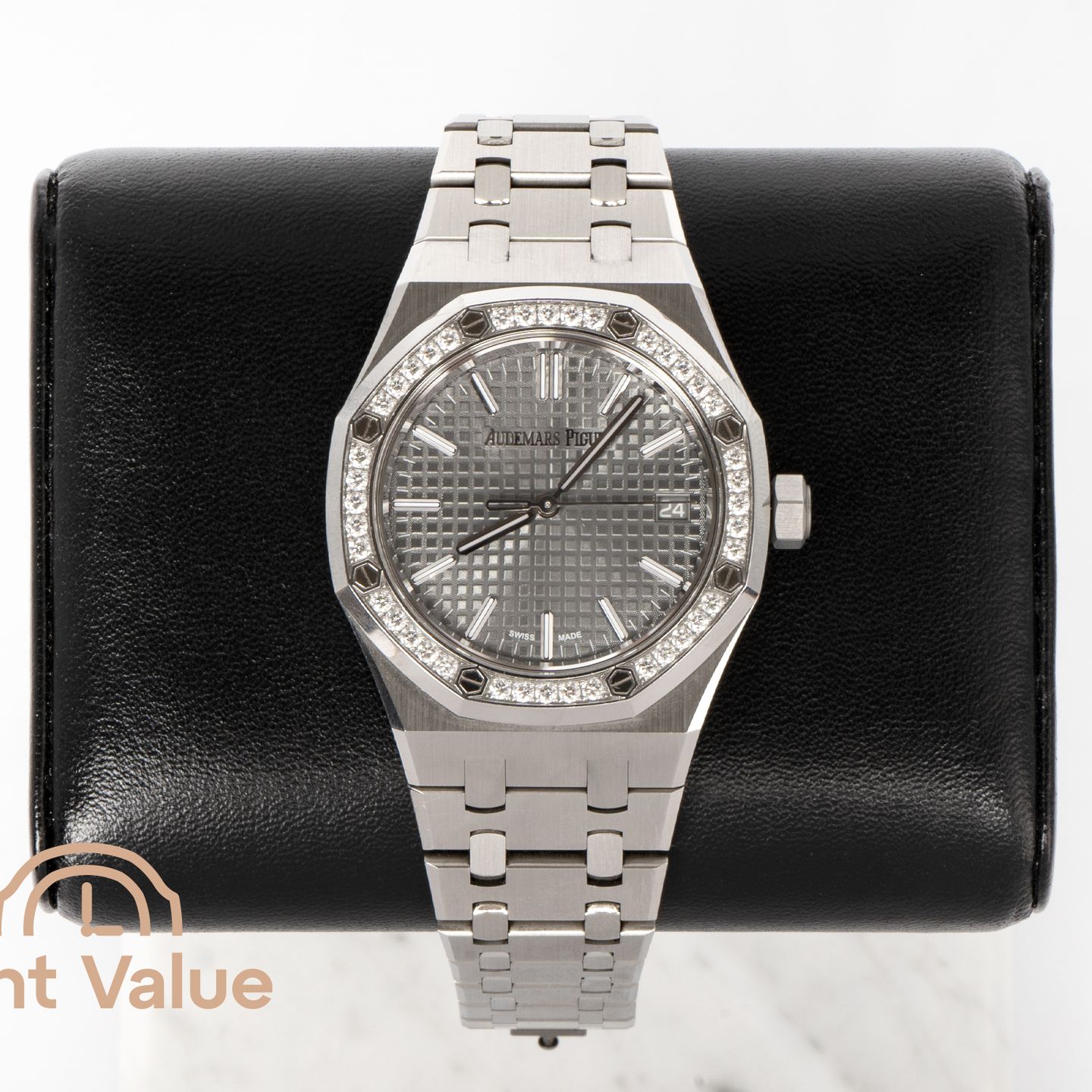 Audemars Piguet Royal Oak Selfwinding 15551ST.ZZ.1356ST.03 (2022) - Grijs wijzerplaat 37mm Staal (1/1)