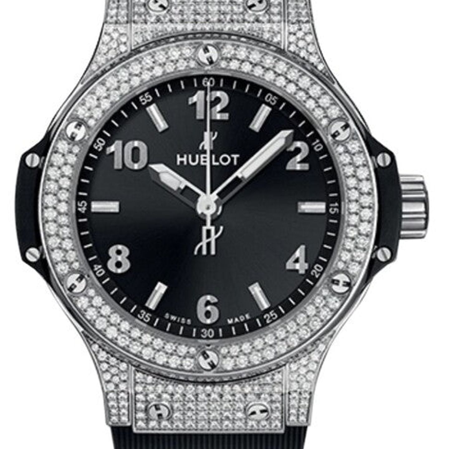 Hublot Big Bang 38 mm 361.SX.1270.RX.1704 (2025) - Zwart wijzerplaat 38mm Staal (1/1)