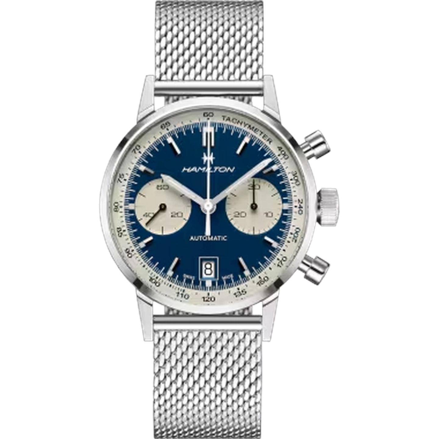 Hamilton Intra-Matic H38416141 (2026) - Blauw wijzerplaat 40mm Staal (1/1)