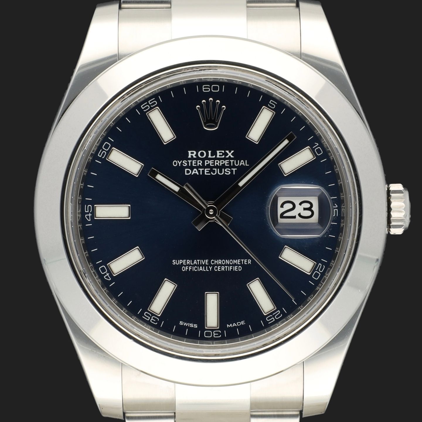 Rolex Datejust II 116300 (2015) - 41 mm Steel case (2/8)