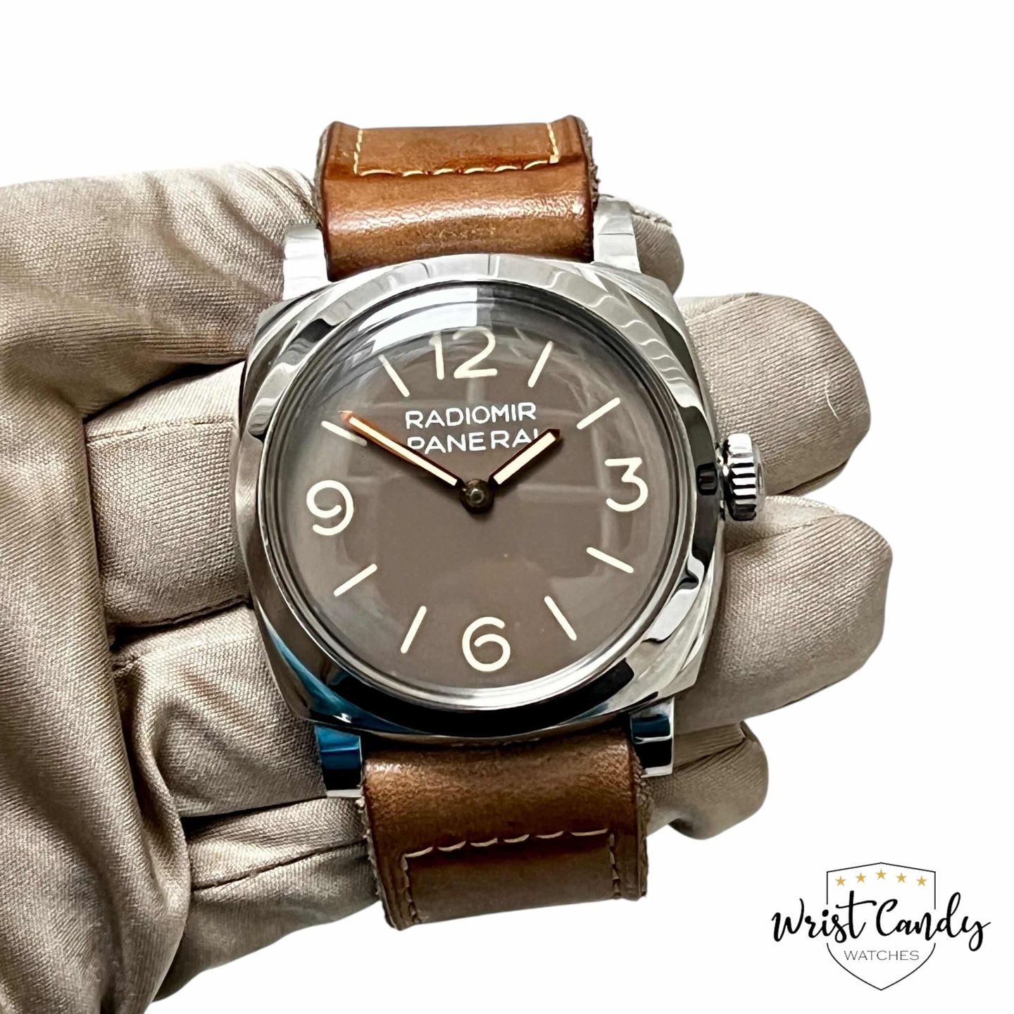 Panerai Special Editions PAM00662 (2022) - Bruin wijzerplaat 47mm Staal (7/8)