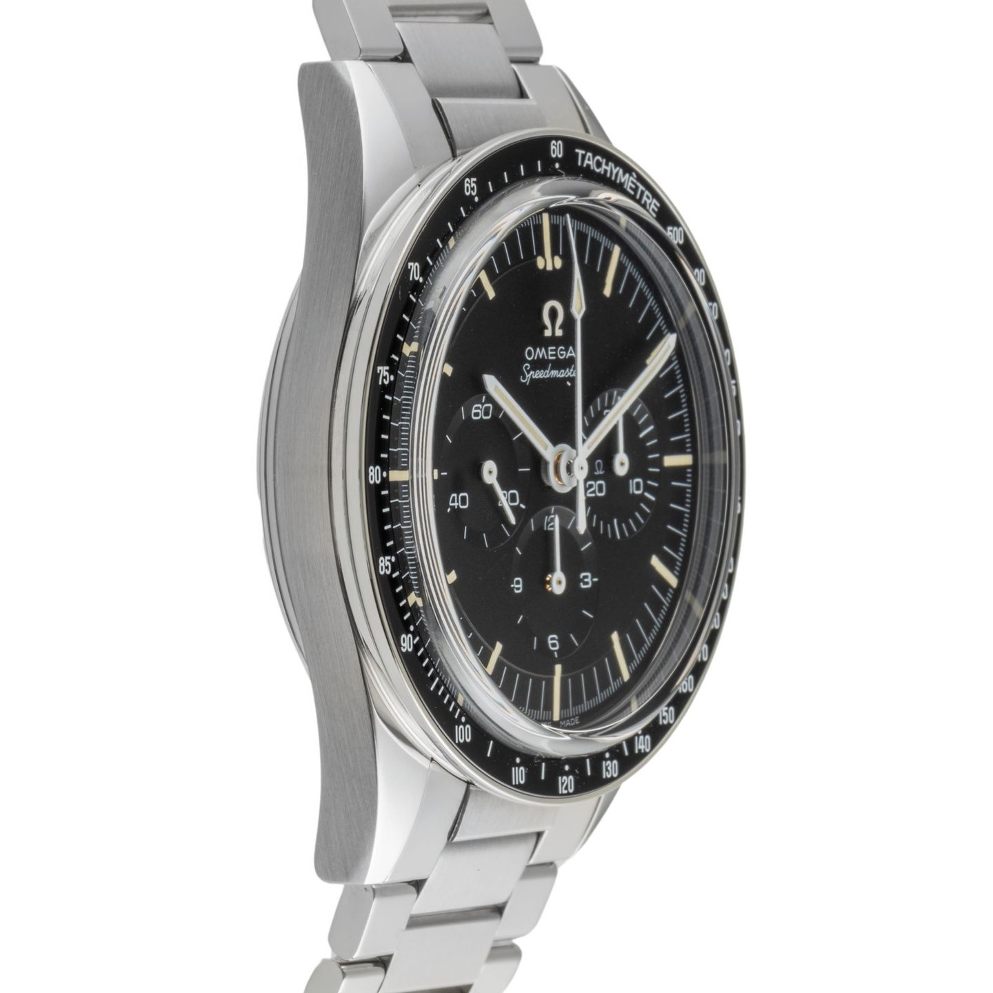 Omega Speedmaster Professional Moonwatch 311.30.40.30.01.001 (Onbekend (willekeurig serienummer)) - Zwart wijzerplaat 40mm Staal (7/8)