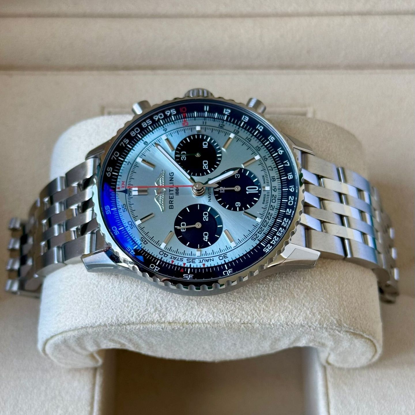 Breitling Navitimer 1 B01 Chronograph AB0138241C1A1 (2024) - Blue dial 43 mm Steel case (5/7)