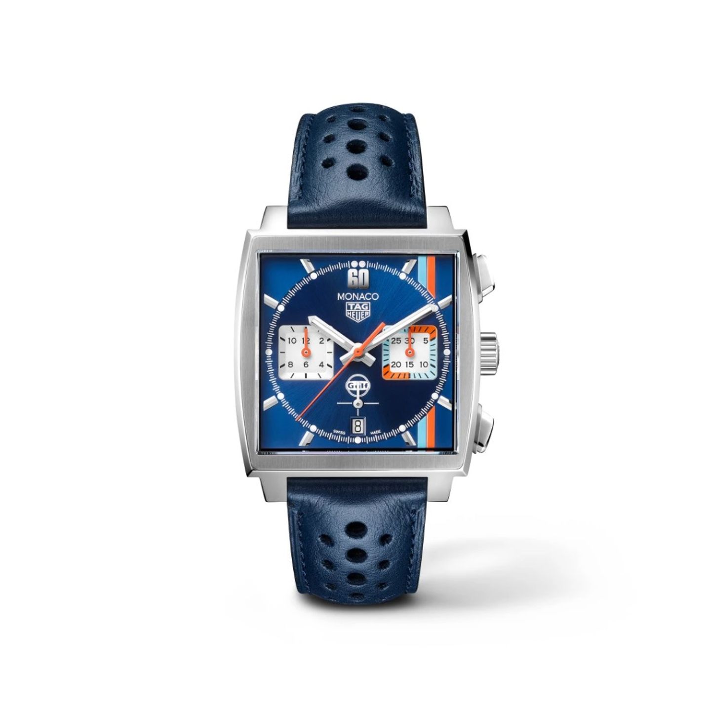 TAG Heuer Monaco CBL2115.FC6494 (2024) - Blauw wijzerplaat 39mm Staal (1/1)