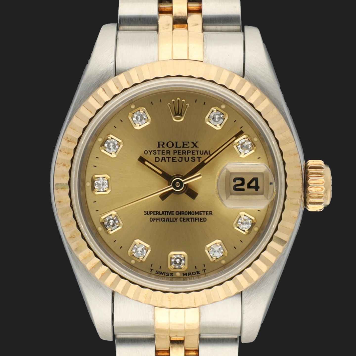 Rolex Lady-Datejust 69173 (1995) - 26 mm Gold/Steel case (2/8)