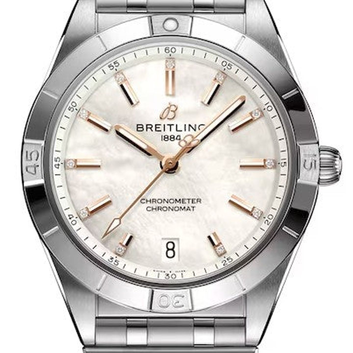 Breitling Chronomat 36 A10380101A4A1 (2025) - White dial 36 mm Steel case (1/1)