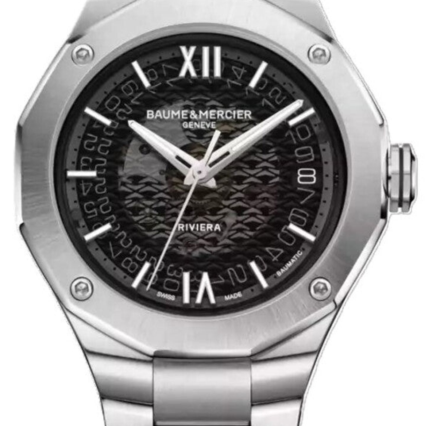 Baume & Mercier Riviera M0A10715 (2025) - Grey dial 39 mm Steel case (1/1)