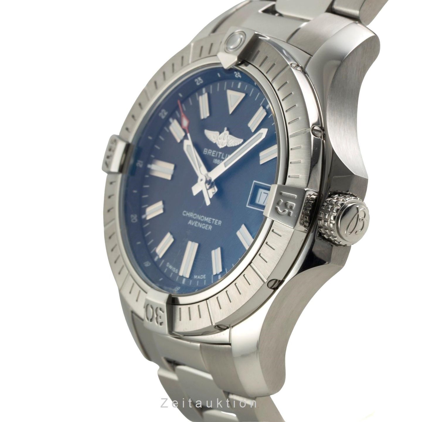 Breitling Avenger A17318101B1A1 (Unknown (random serial)) - Black dial 43 mm Steel case (5/8)