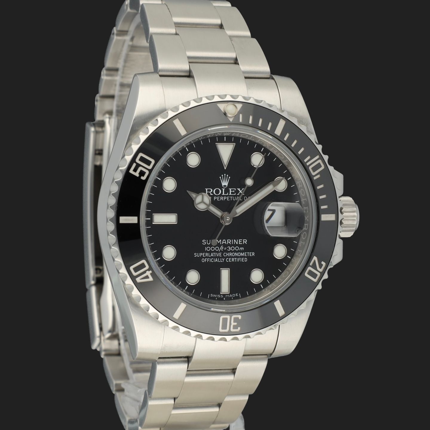 Rolex Submariner Date 116610LN (2017) - Black dial 40 mm Steel case (4/8)