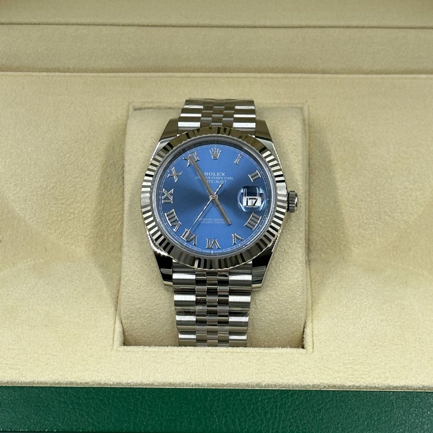 Rolex Datejust 41 126334 (2022) - Blue dial 41 mm Steel case (6/8)