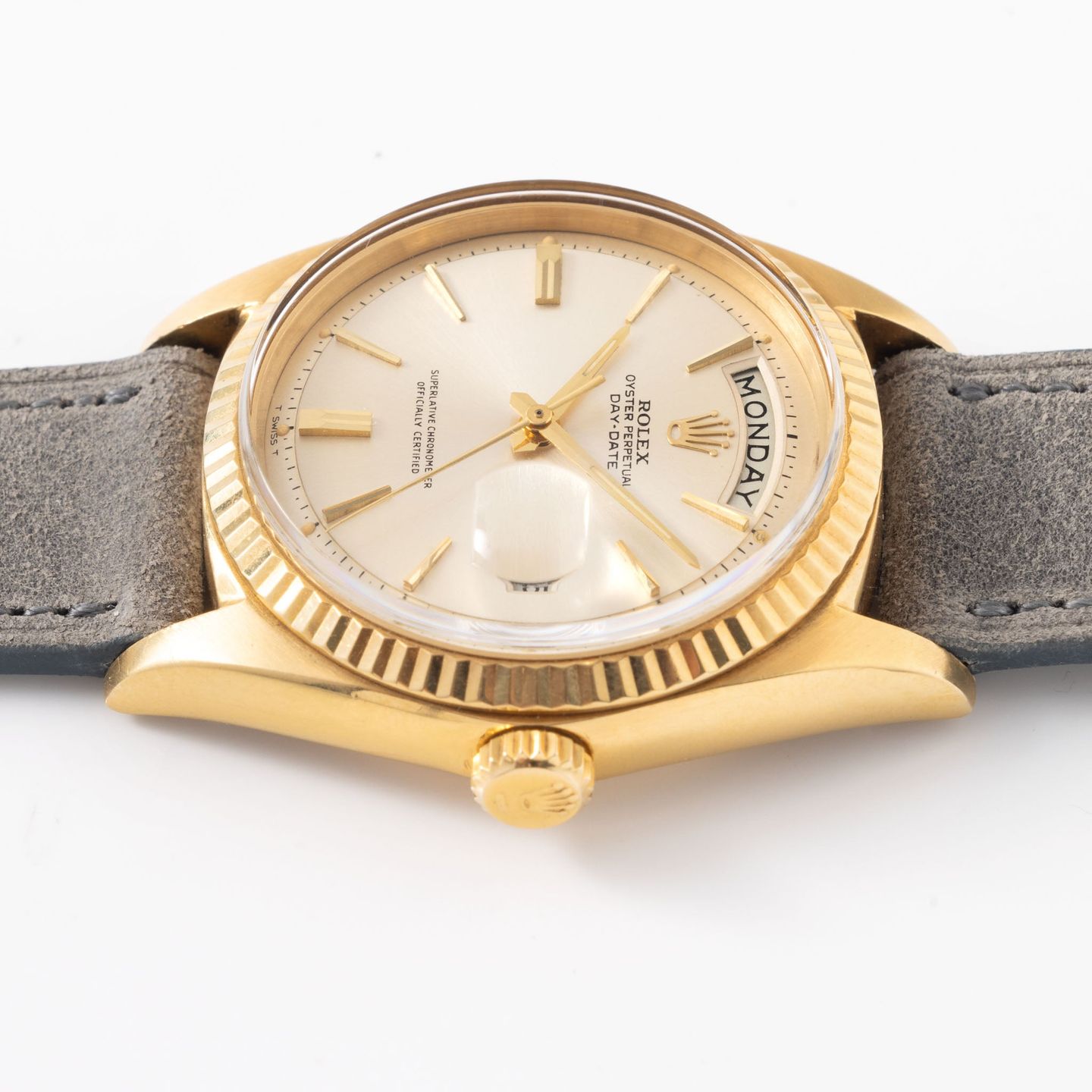 Rolex Day-Date 1803 (1965) - Silver dial 36 mm Yellow Gold case (5/8)