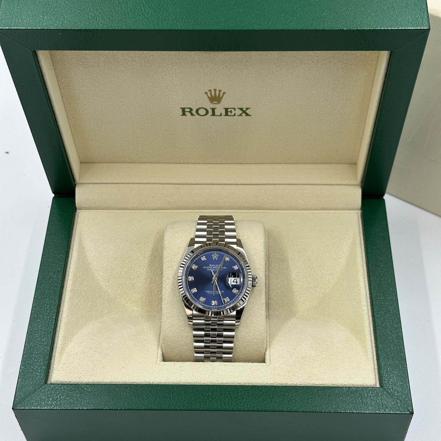 Rolex Datejust 36 126234 (2024) - Blue dial 36 mm Steel case (4/8)