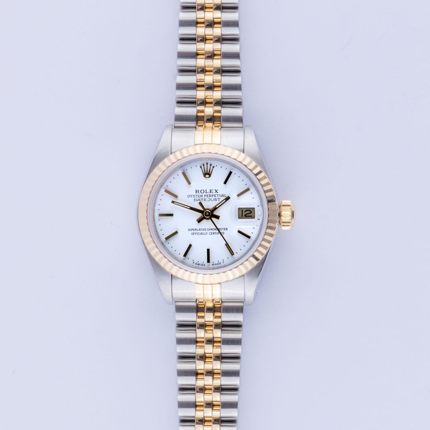 Rolex Lady-Datejust 69173 (1988) - 26mm Goud/Staal (3/8)