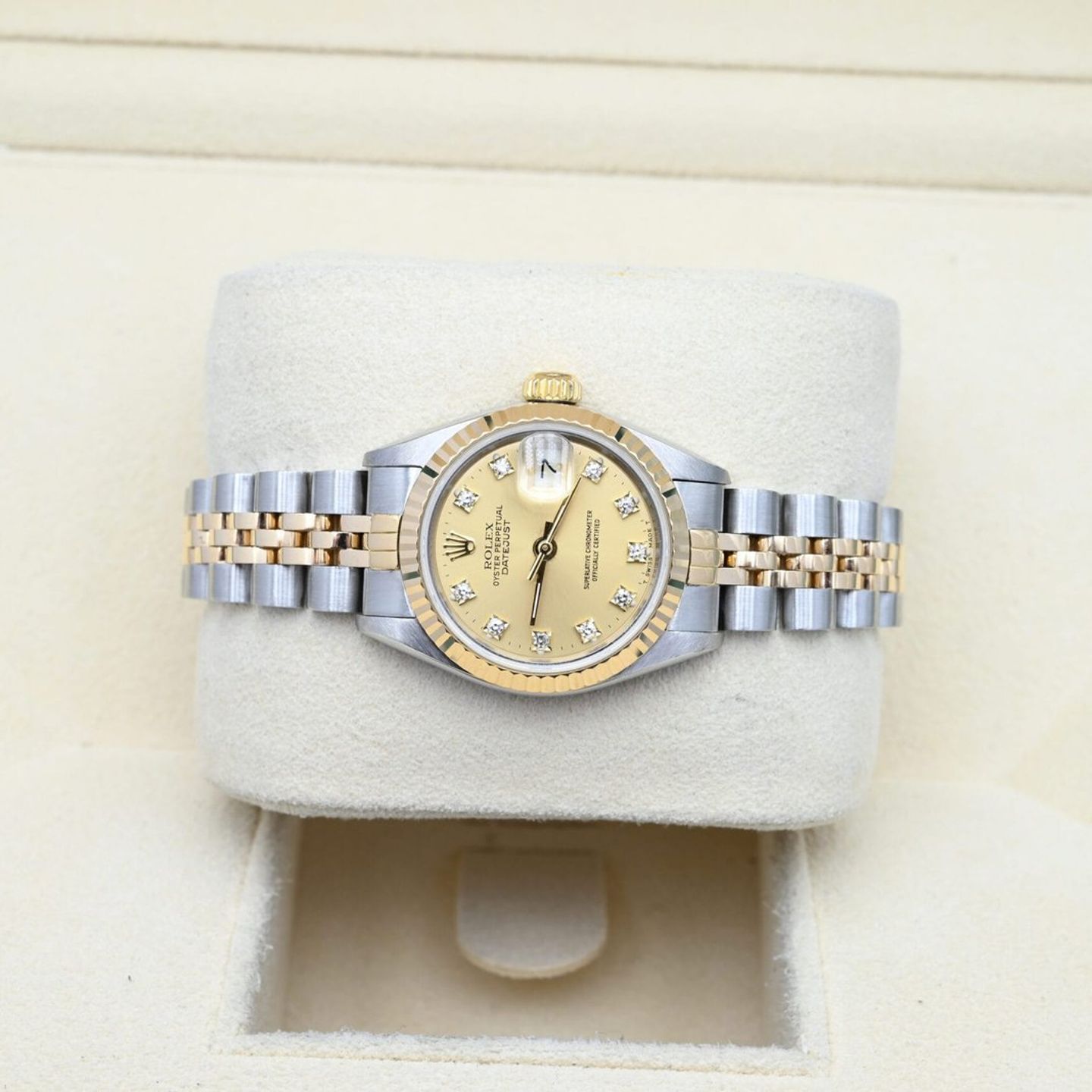 Rolex Lady-Datejust 69173 (1990) - 26mm Goud/Staal (5/7)
