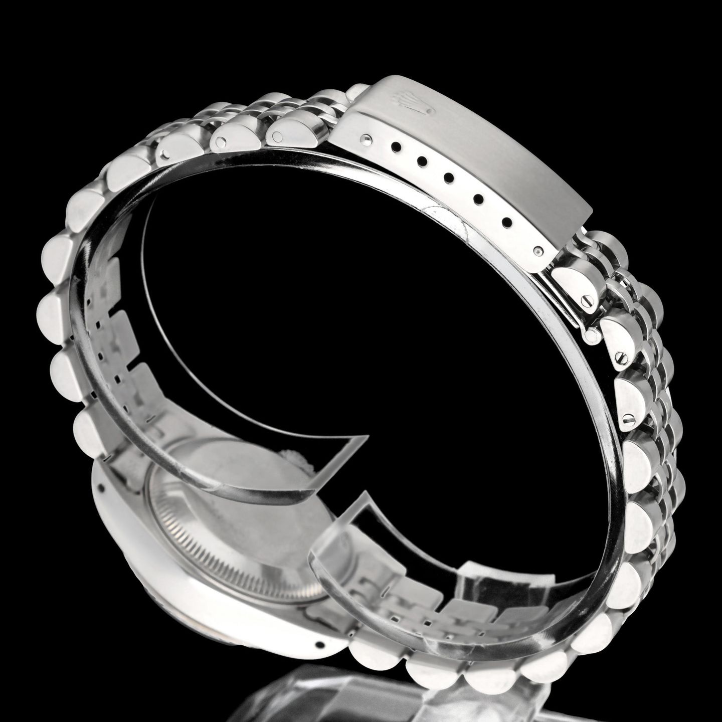 Rolex Lady-Datejust 69174 (1989) - Silver dial 26 mm Steel case (8/8)