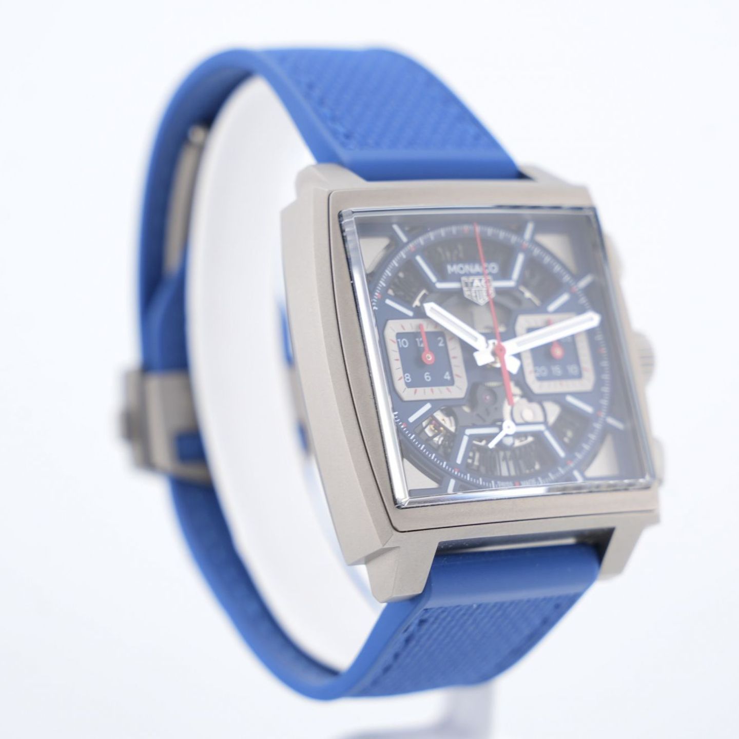 TAG Heuer Monaco CBL2182.FT6235 (2024) - Transparent dial 39 mm Titanium case (8/8)