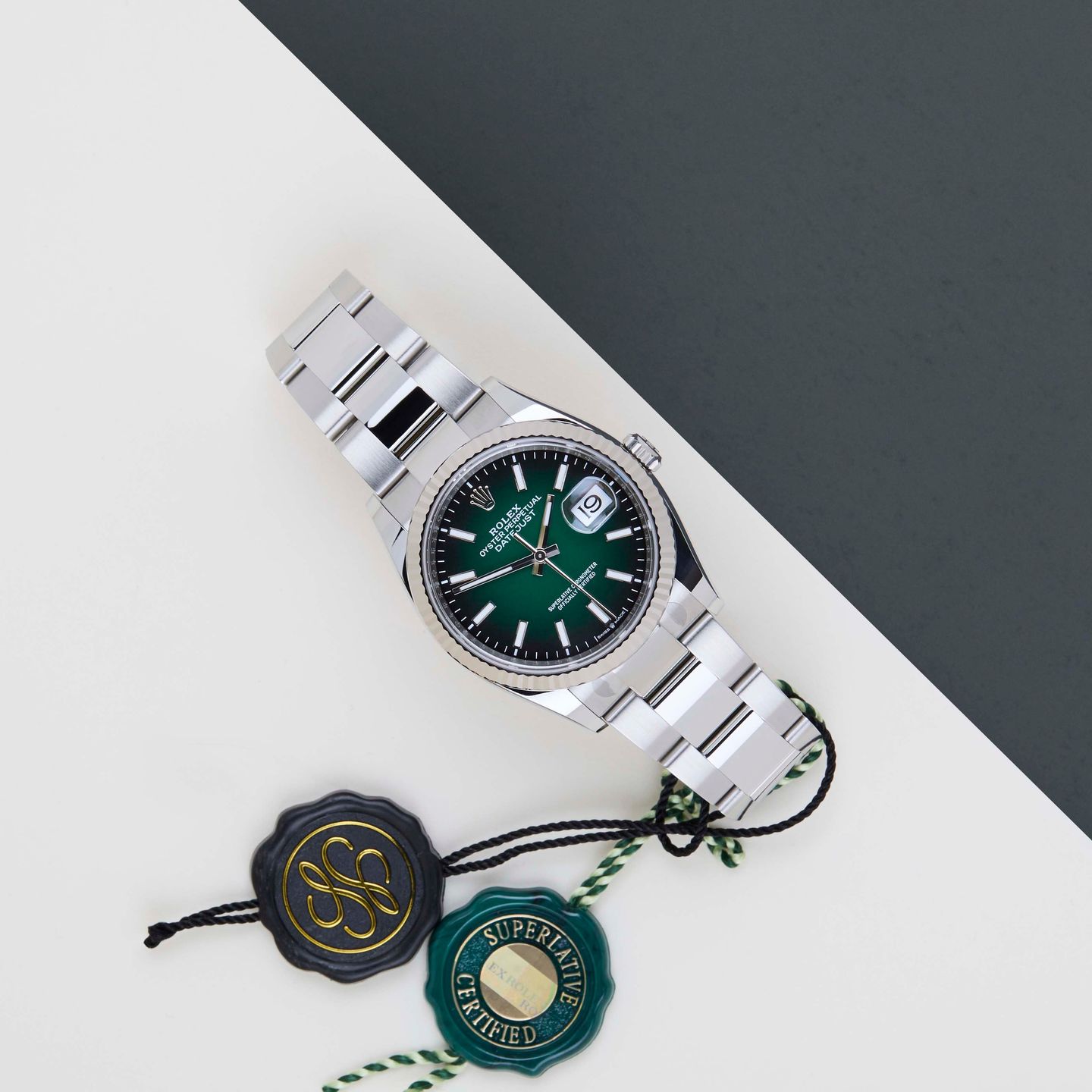Rolex Datejust 36 126234 (2026) - Green dial 36 mm Steel case (2/8)