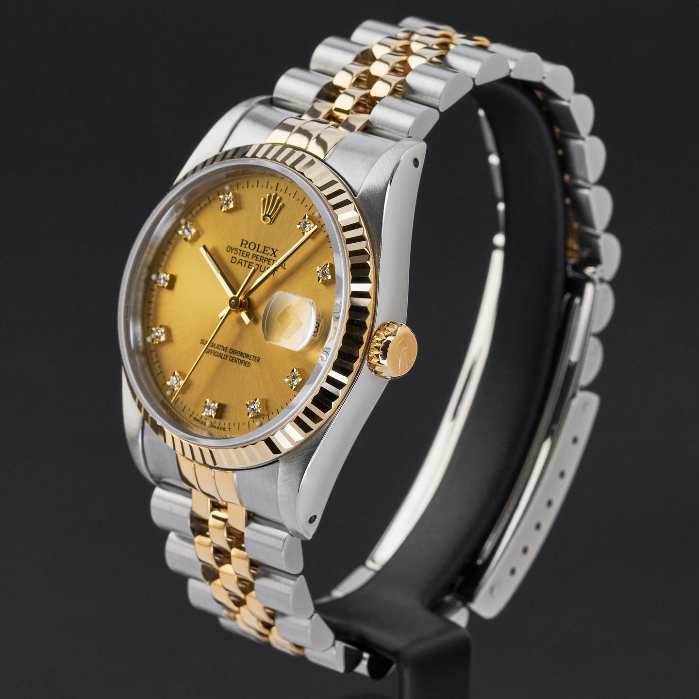Rolex Datejust 36 16233 (1988) - 36 mm Gold/Steel case (4/8)