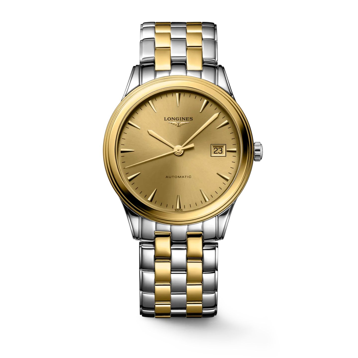 Longines Flagship L4.974.3.32.7 (2025) - Champagne dial 39 mm Steel case (1/1)