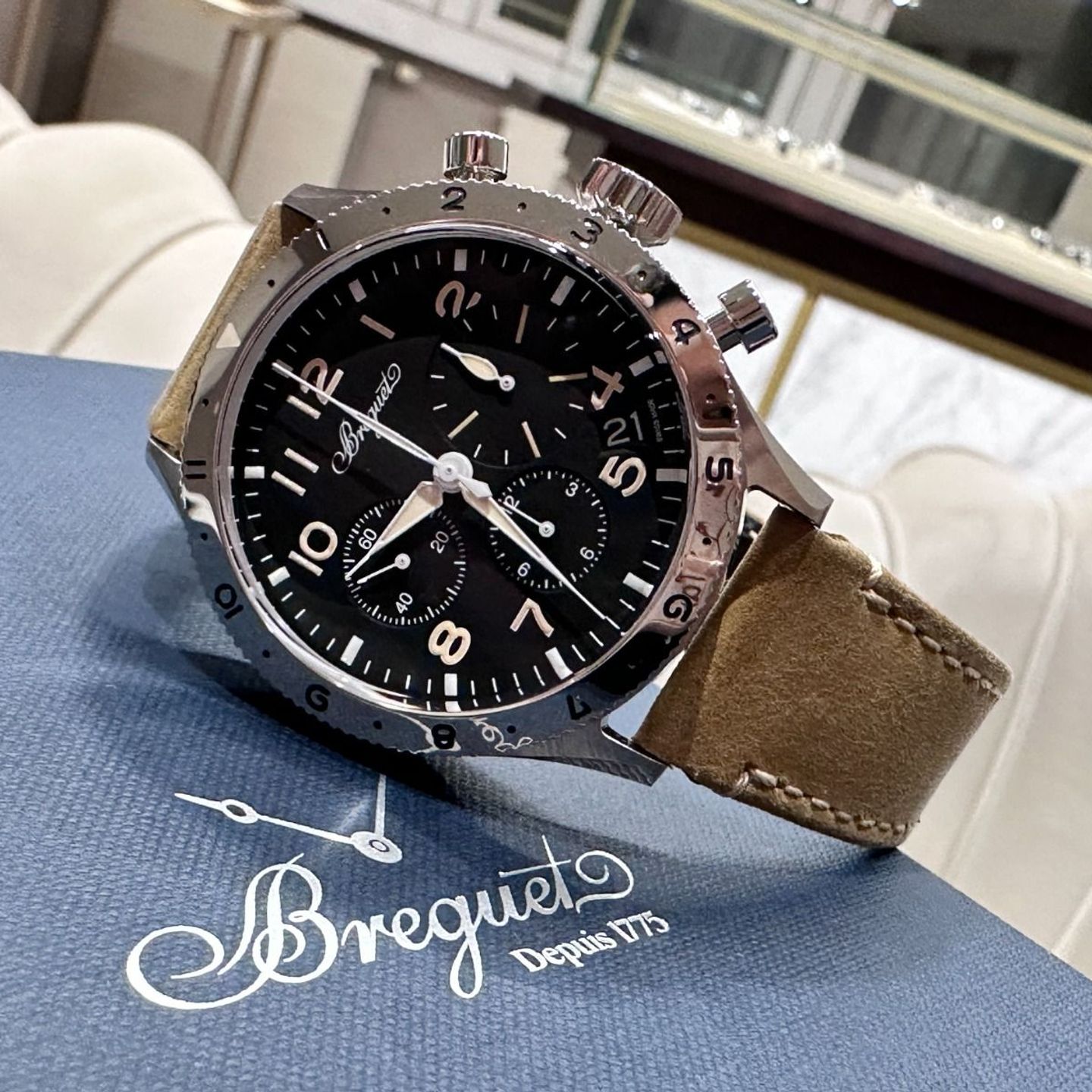 Breguet Type XX - XXI - XXII 2067ST/92/3WU (2023) - Black dial 42 mm Steel case (5/8)