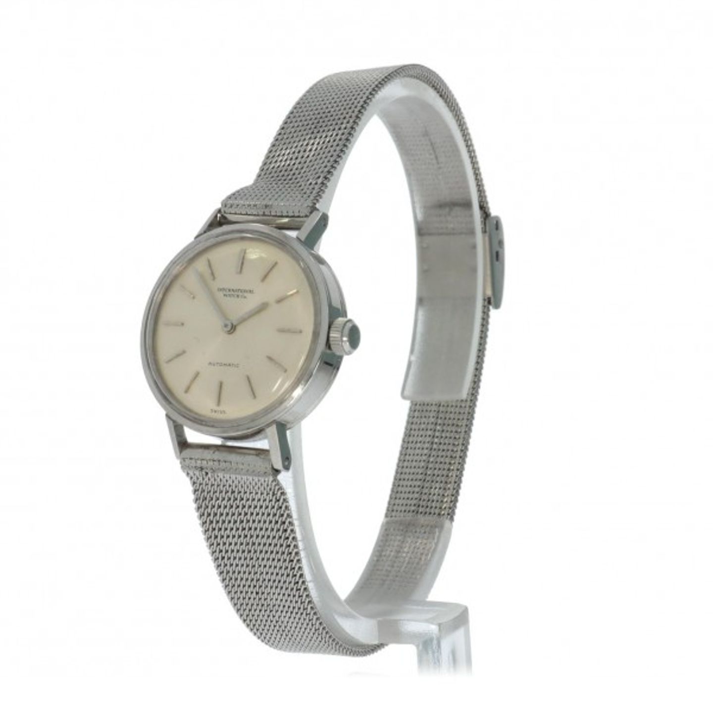 IWC Vintage Unknown (Unknown (random serial)) - Silver dial 24 mm Steel case (2/5)