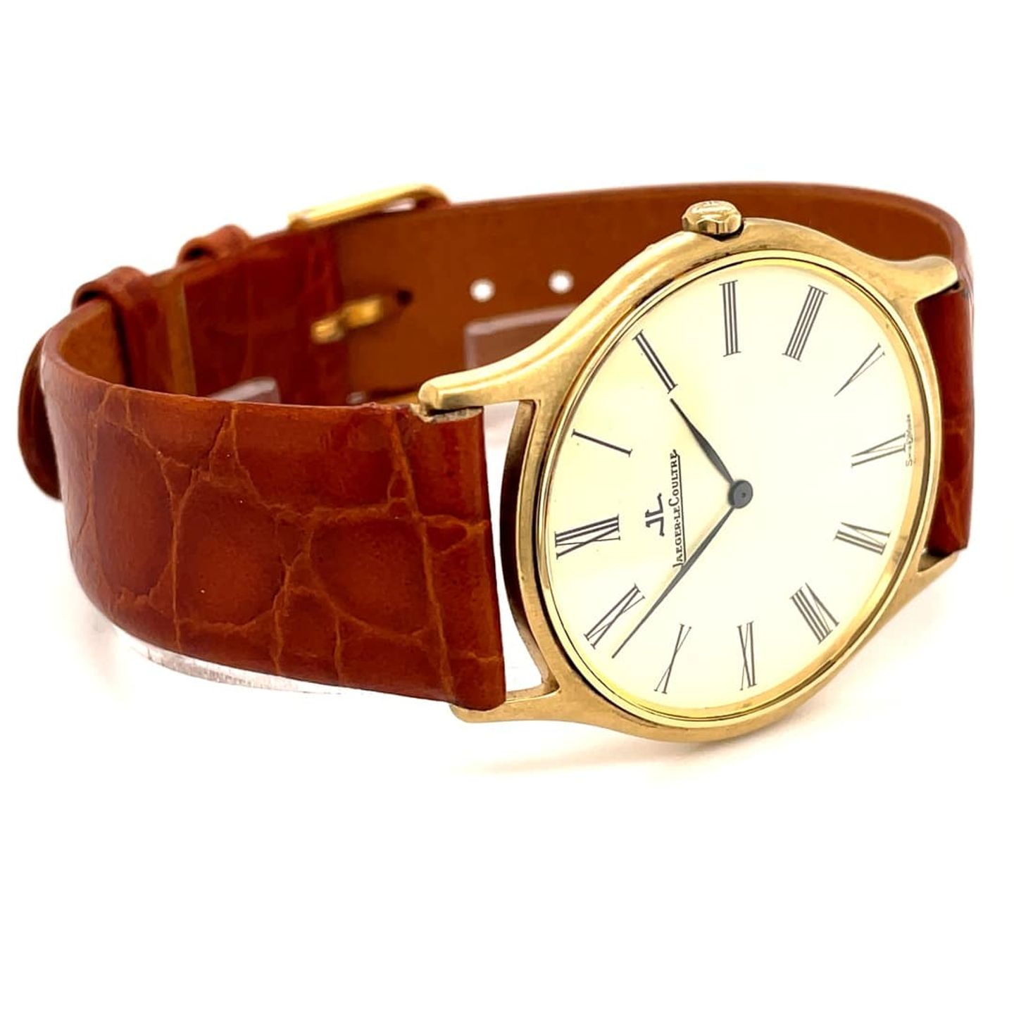 Jaeger-LeCoultre Unknown 140.112.1 (Unknown (random serial)) - White dial 33 mm Yellow Gold case (4/8)