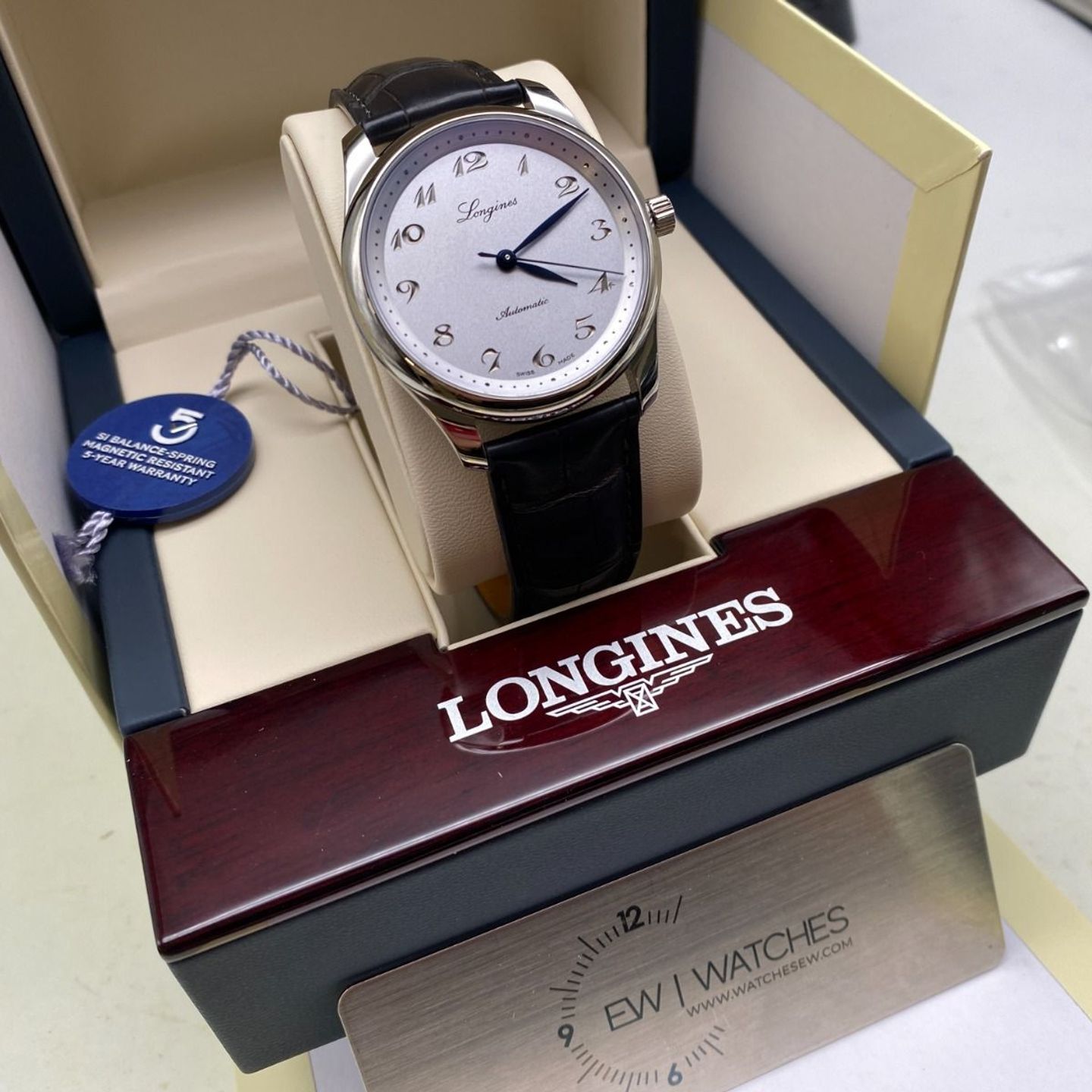 Longines Master Collection L2.793.4.73.2 (2023) - Zilver wijzerplaat 40mm Staal (7/8)