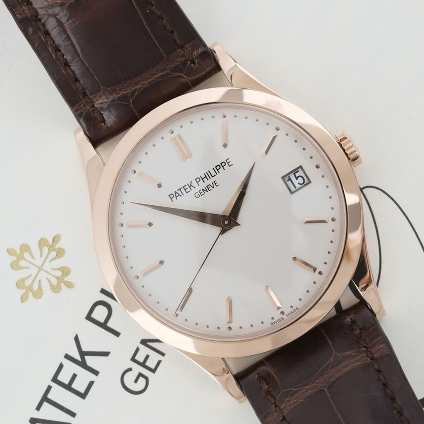 Patek Philippe Calatrava 5296R-010 (2009) - 38mm Roségoud (3/8)