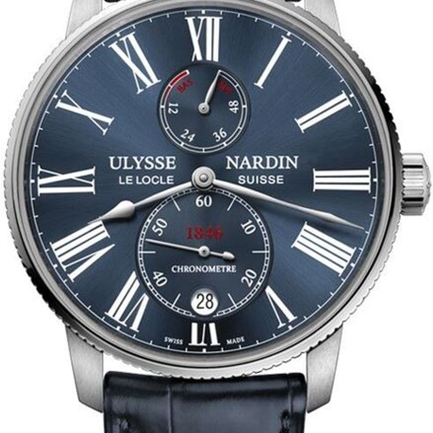 Ulysse Nardin Marine Torpilleur 1183-310/43 (2026) - Blauw wijzerplaat 43mm Staal (1/1)