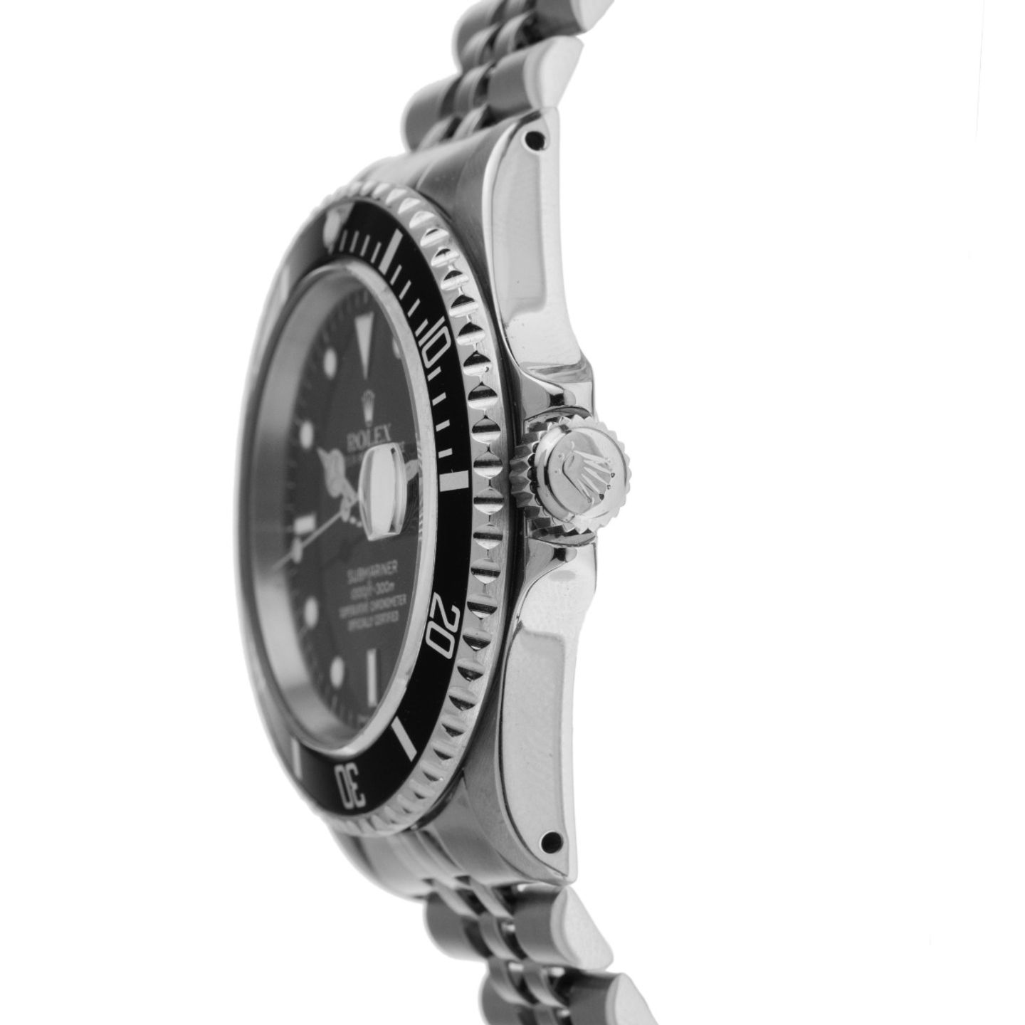 Rolex Submariner Date 16610 (1990) - Black dial 40 mm Steel case (4/8)