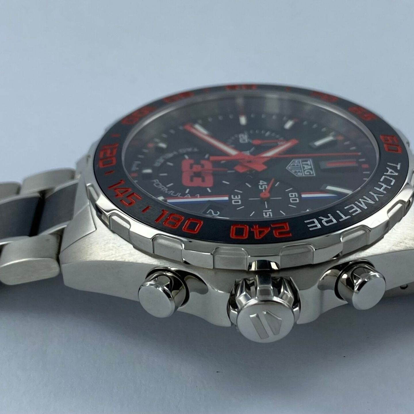 TAG Heuer Formula 1 Quartz CAZ101U.BA0843 (Unknown (random serial)) - Black dial 43 mm Steel case (3/8)