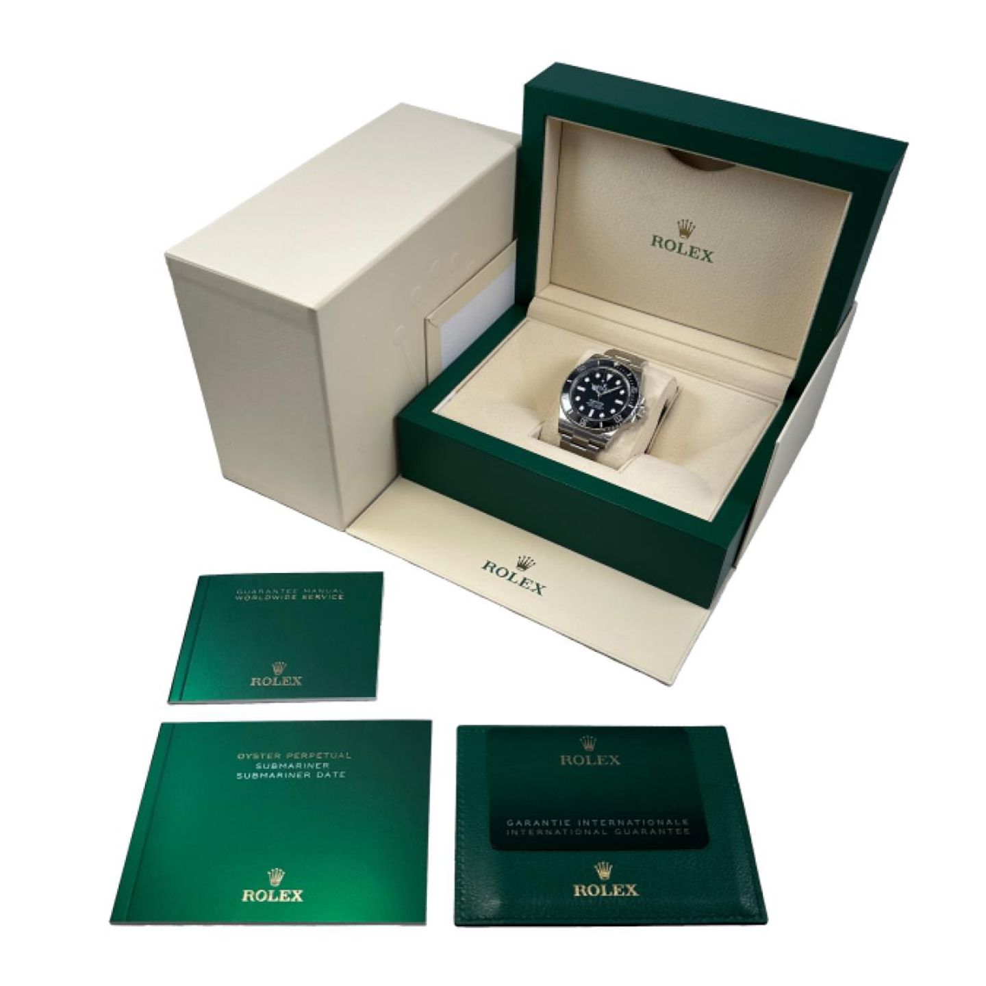 Rolex Submariner No Date 124060 (2022) - Zwart wijzerplaat 41mm Staal (5/5)